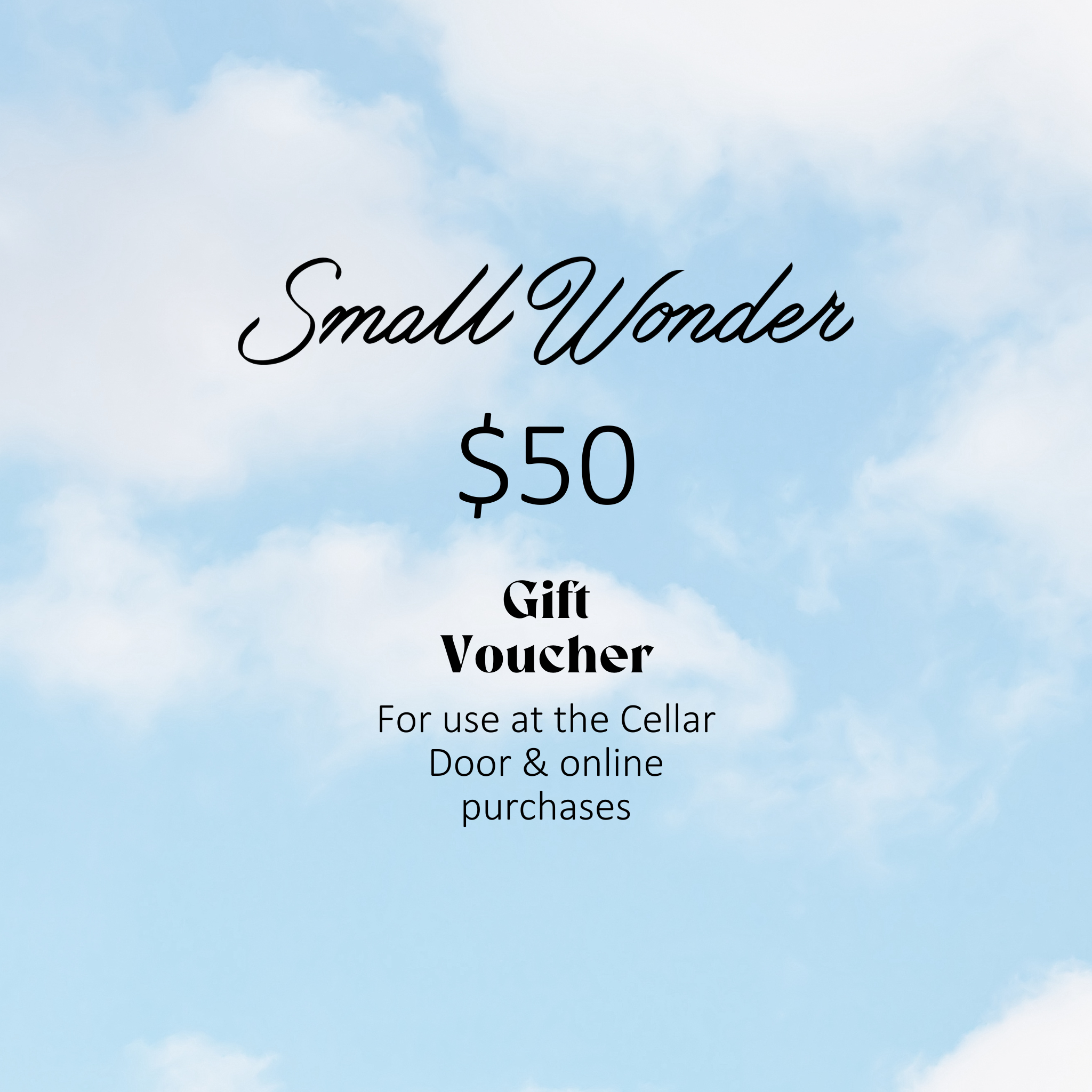 Gift Voucher $50