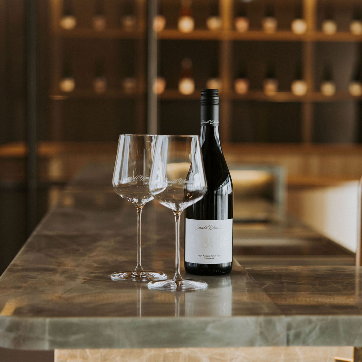 A first look at our new Cellar Door tasting bar at Small Wonder in the Tamar Valley, Tasmania. 